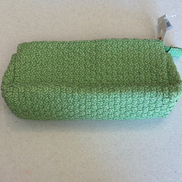 Talbots Green Textured Cosmetic Bag - Picture 1 of 4